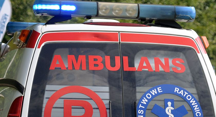 Wypadek w Mrozach - 26-latek w szpitalu
