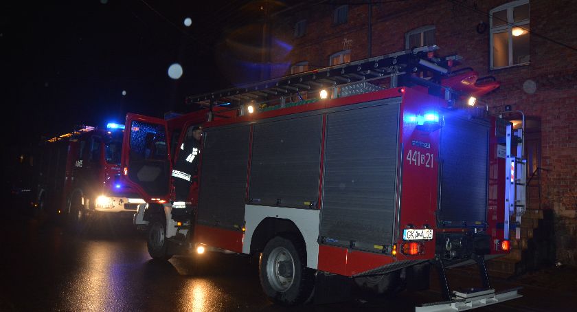 Chwaszczyno. Pożar pustostanu 
