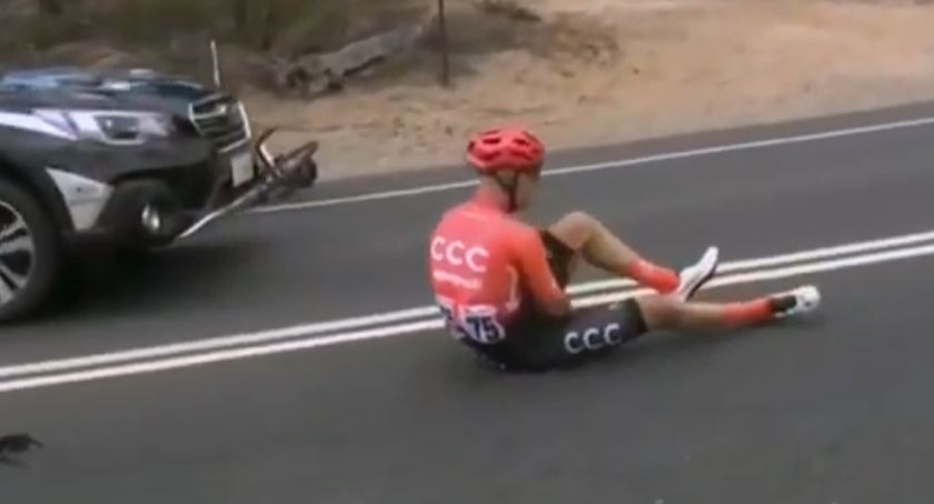 Szymon Sajnok uległ wypadkowi podczas wyścigu w Australii