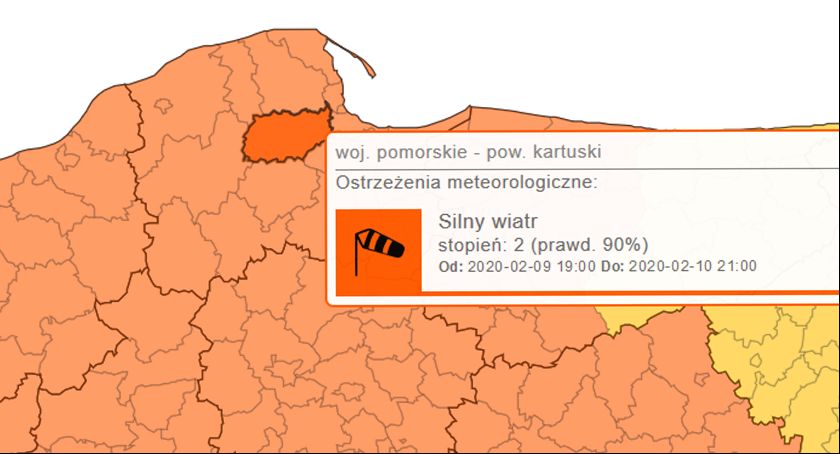 Na Pomorze nadciąga wichura - wydano ostrzeżenia II stopnia