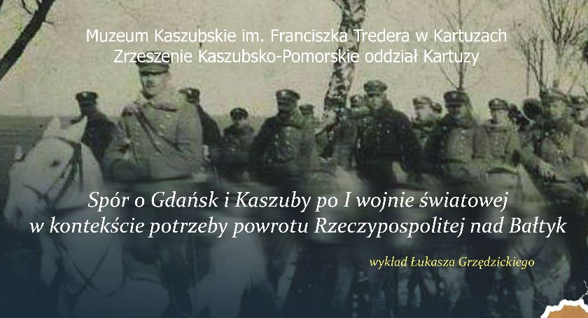 Wykład Łukasza Grzędzickiego w Muzeum Kaszubskim