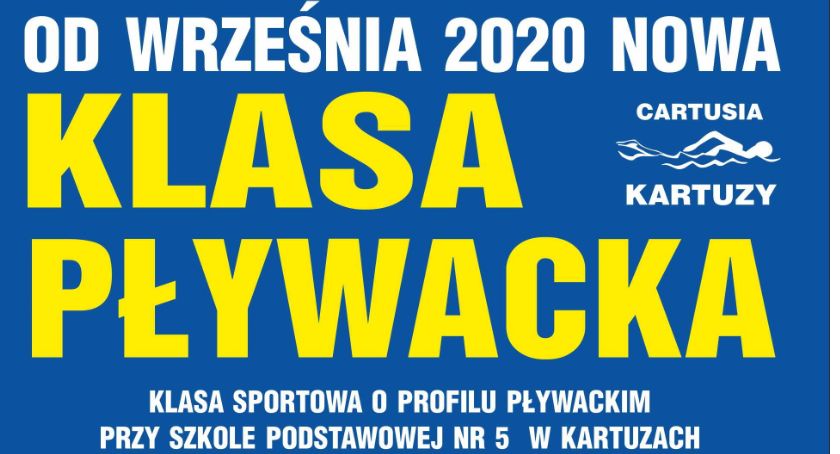 Rekrutacja do pierwszej klasy pływackiej w Kartuzach