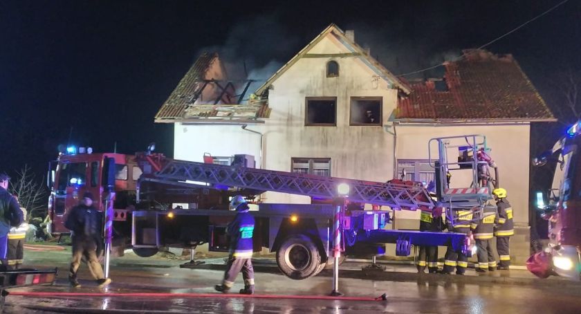 Widna Góra. Płonął budynek mieszkalny