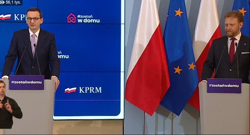 Po świętach obowiązek zakrywania nosa i ust. Egzaminy przełożone na czerwiec