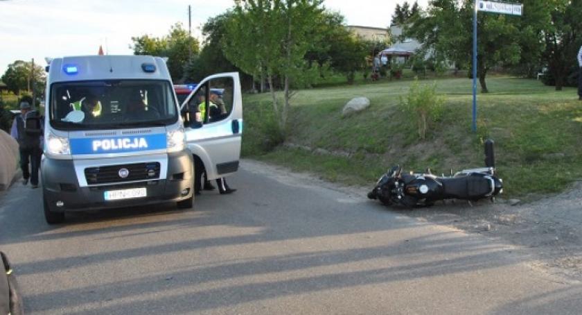 Prokowo. Motocyklista potrącony przez mercedesa