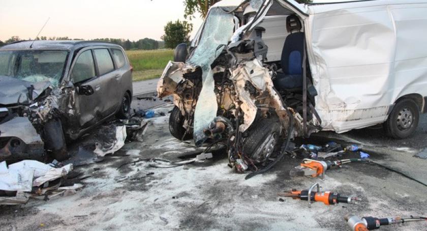 Lniska. Karambol na K7 - są ranni