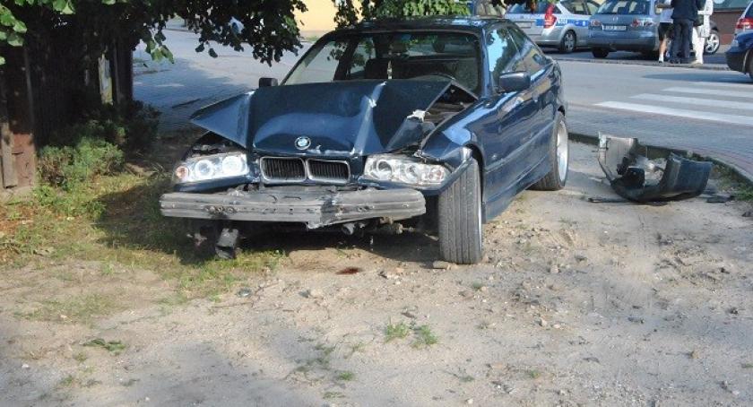 Somonino. Zderzenie BMW z volvo