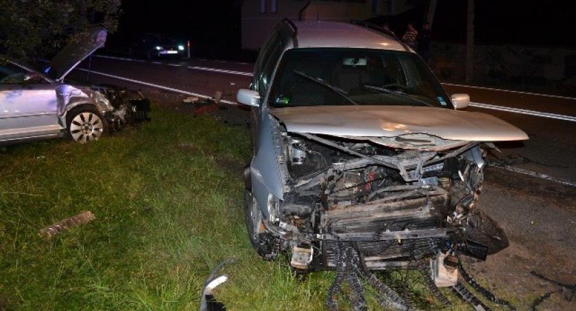 Hopowo. Zderzenie dwóch pojazdów na K20