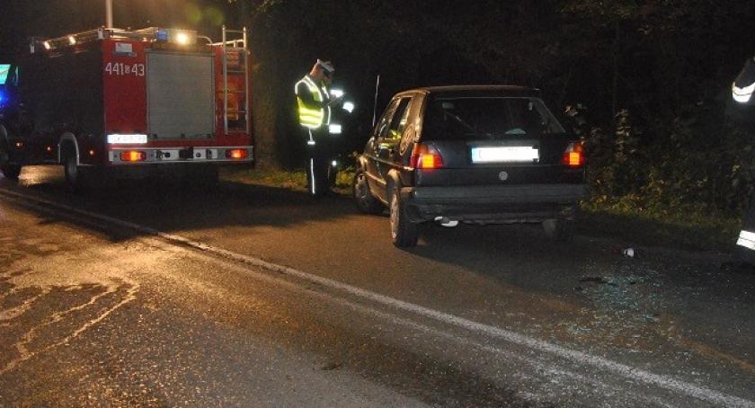 Łapalice. Zderzenie golfa z audi - trzy osoby poszkodowane