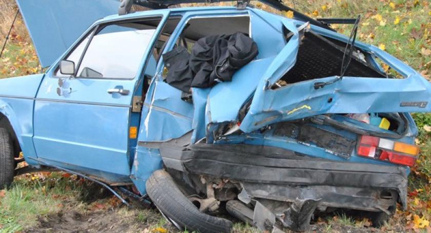 Borcz. Zderzenie trzech samochodów na krajowej 