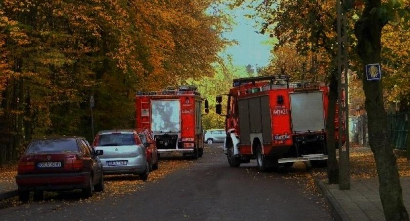 Pożar w szatni na 