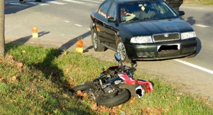 Glincz. Wypadek z udziałem dwóch motocykli