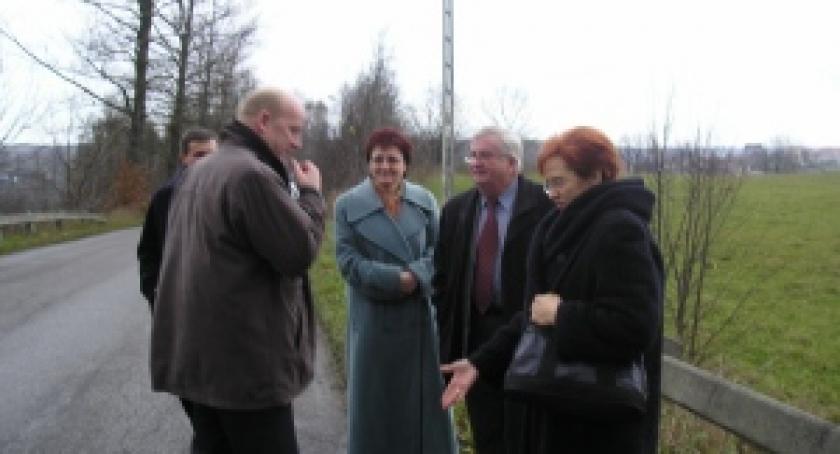  Zarząd Starostwa z wizytą w Chmielnie
