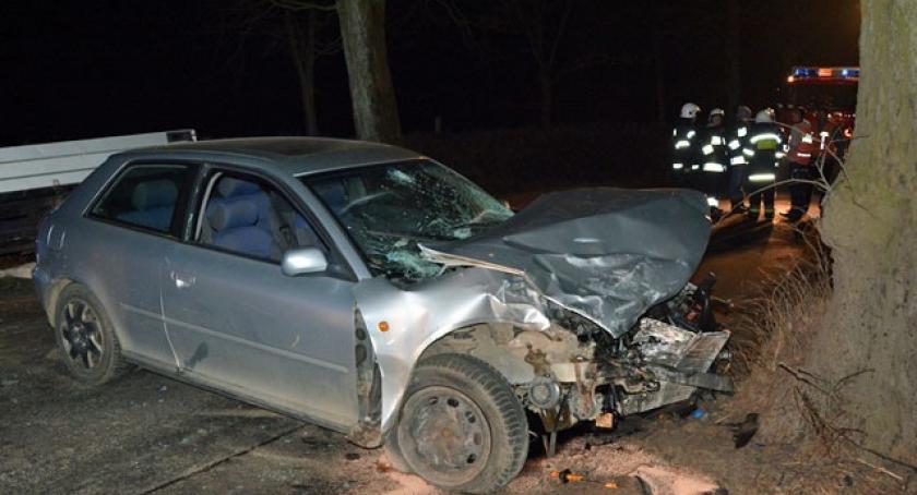 Kawelki. Sprawca wypadku miał ponad 2 promile alkoholu