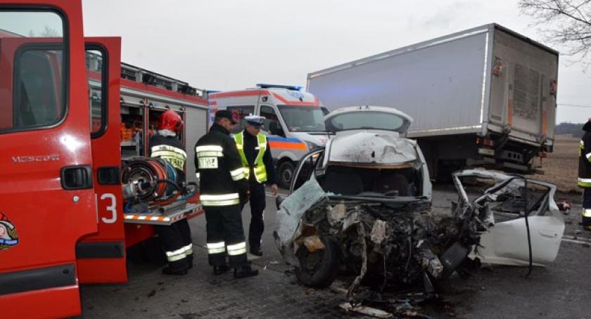 Starkowa Huta. Wypadek na krajowej 