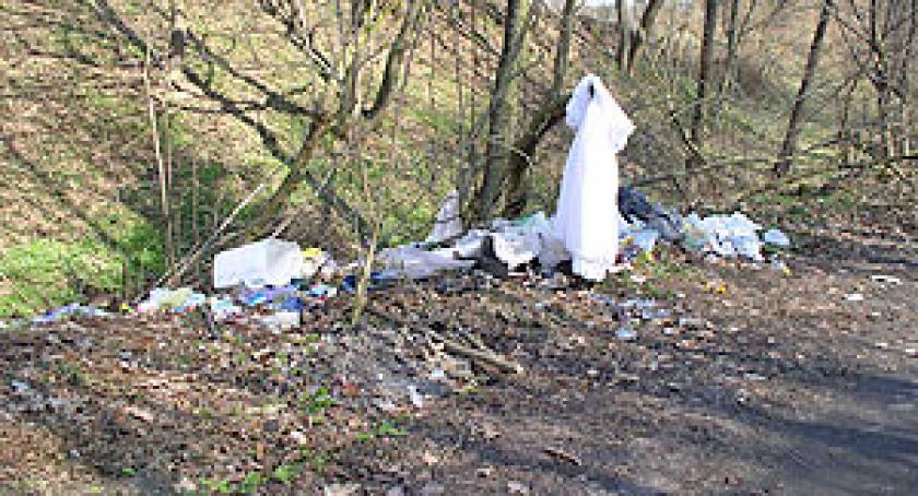 Wyspa śmieci wśród jaskrów i zawilców. Ktoś zrobił wiosenne „porządki”