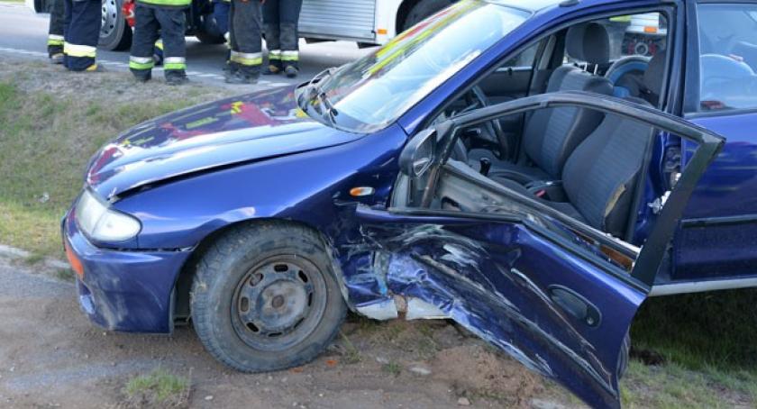 Rębiechowo - Gdańsk. Zderzenie audi z mazdą 