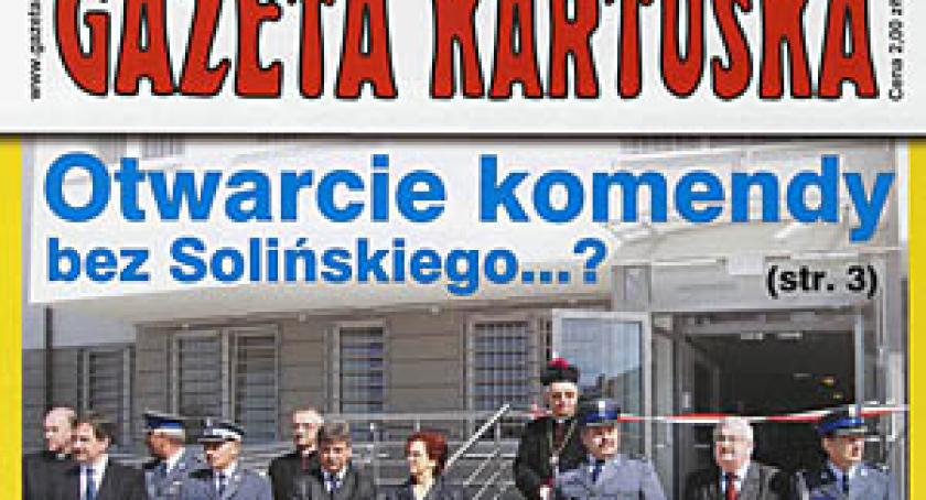 Otwarcie bez Solińskiego?