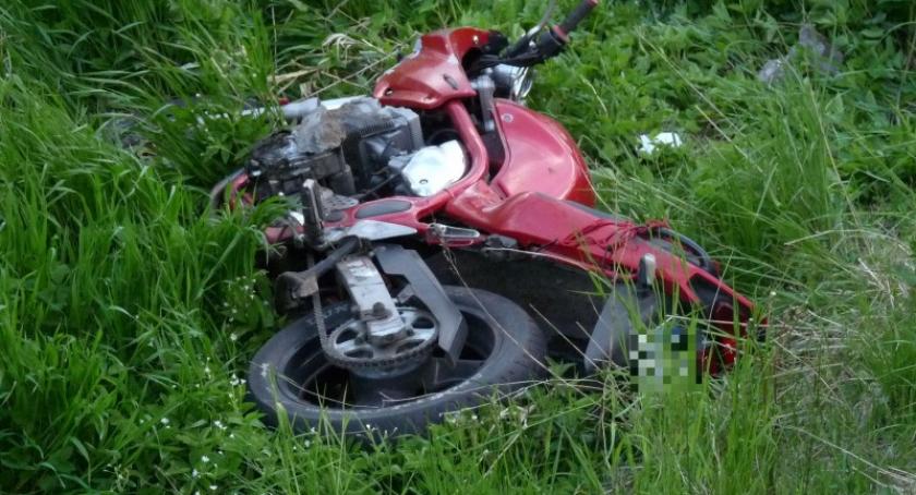 Sianowo. 32-letni motocyklista wypadł z drogi - zginął na miejscu