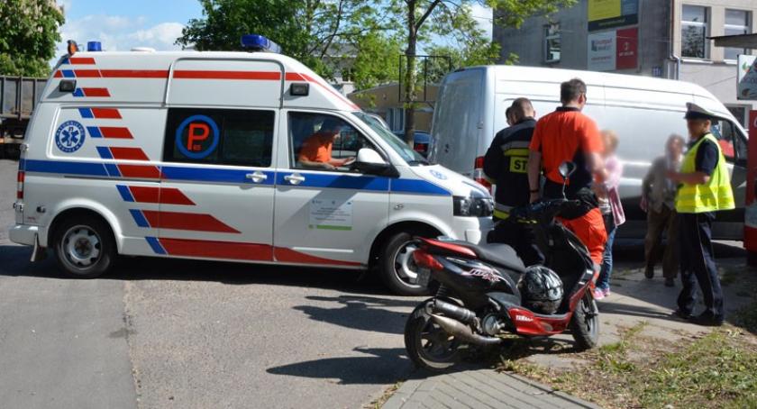 Kartuzy. Motorower zderzył się z busem