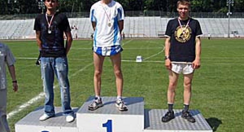 Trzy medale naszych biegaczy! Wojewódzka Gimnazjada Lekkoatletyczna