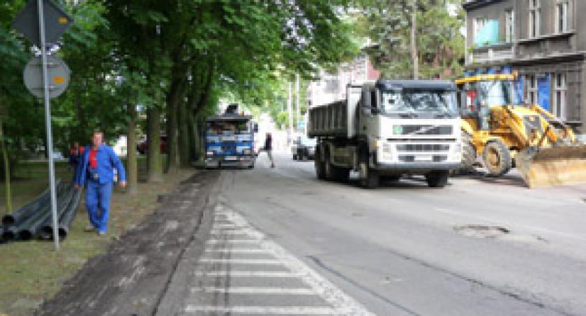 Trwa remont ul. 3 Maja w Kartuzach