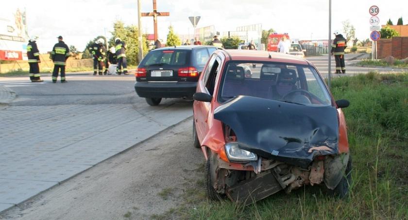 Banino. Fiat zderzył się z audi