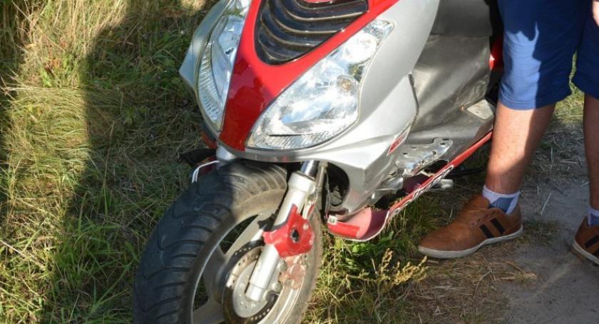 Zmarł 43-letni skuterzysta, który w Łyśniewie uderzył w BMW