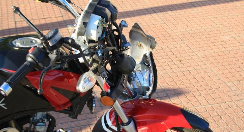 Żukowo. Motocykl zderzył się z osobówką
