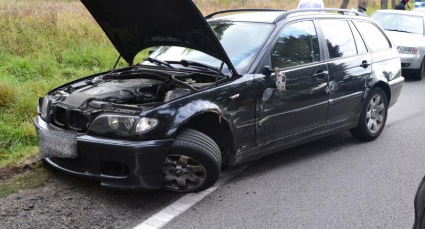 Borcz. Kraksa z udziałem trzech pojazdów na krajowej 20-tce