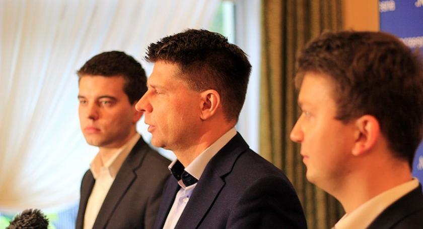 Ryszard Petru, lider Nowoczesnej w Kartuzach