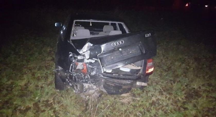 Goręczyno. Zderzenie busa z audi