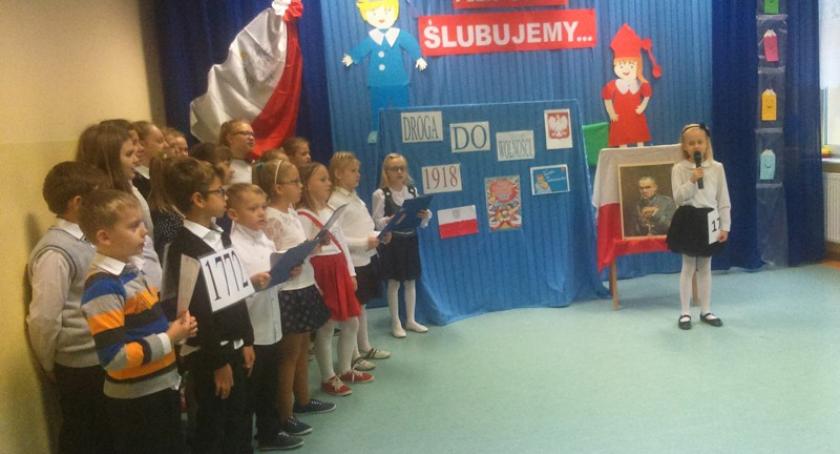 Uczniowie z Wilanowa uczcili Święto Niepodległości