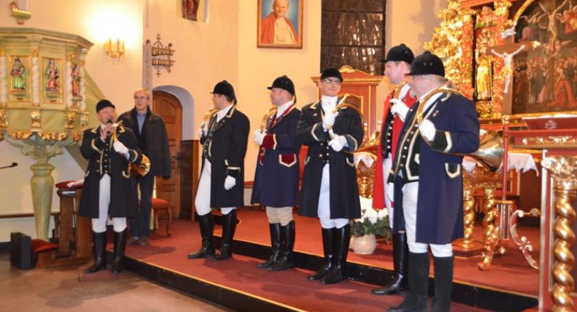 Goręczyno. W kościele rozbrzmiewała muzyka myśliwska