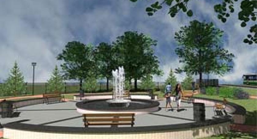 Mały Park w centrum Chwaszczyna