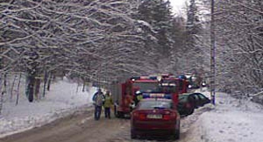 Wypadek na trasie Kartuzy - Grzybno