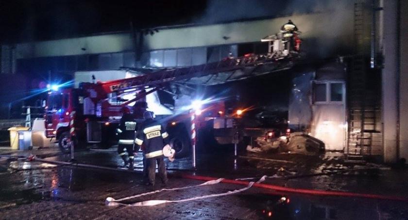 Leźno. Pożar lakierni samochodowej - straty 130.000 zł