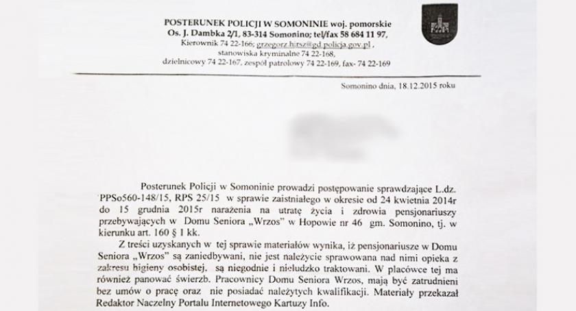 Horror mieszkańców Domu Seniora Wrzos akceptowany przez policję. Według policji przestępstwa nie ma