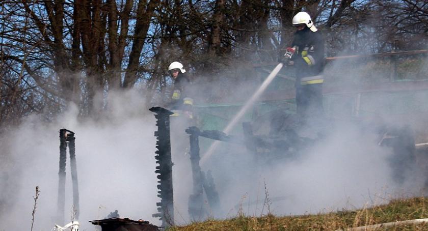 Somonino. Pożar na ulicy Zielonej