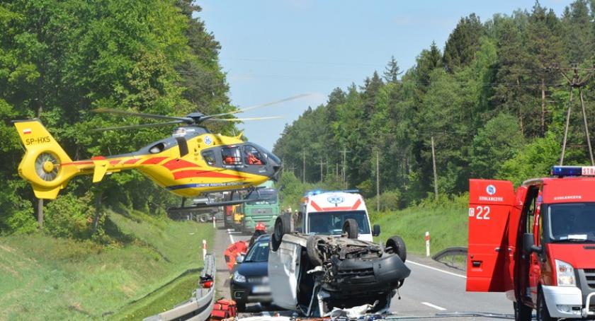 Egiertowo - Hopowo. Czołówka na K20 - trzy osoby ranne