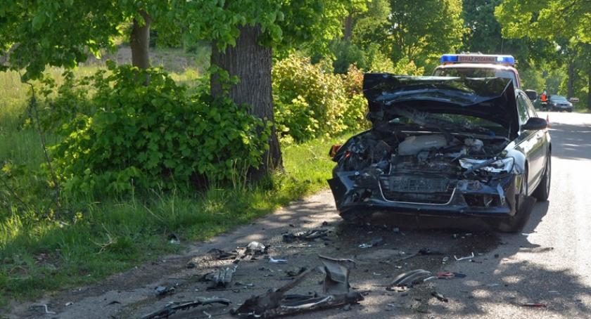 Garcz. Zderzenie trzech pojazdów