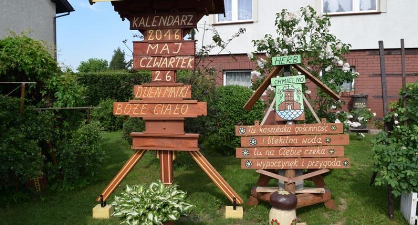 Niezwykły kalendarz w ogrodzie Bronisława Kaszuby