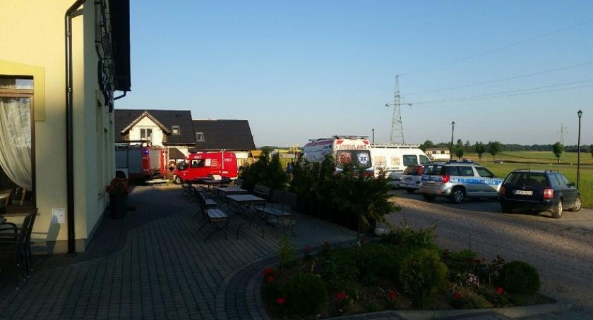 Borcz. Wybuch gazu w hotelu - poszkodowany mężczyzna