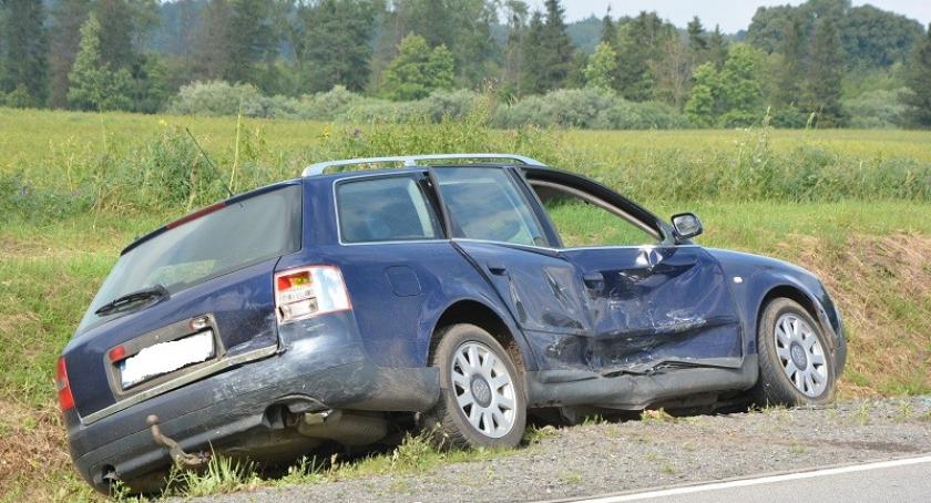 Leźno. Zderzenie trzech pojazdów na K7