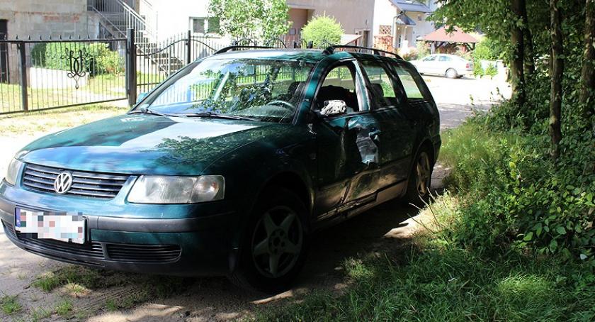 Somonino. Zderzenie Volkswagena ze skuterem