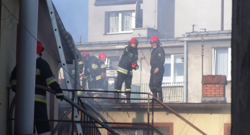 Pożar piekarni w Kartuzach (nowe zdjęcia)