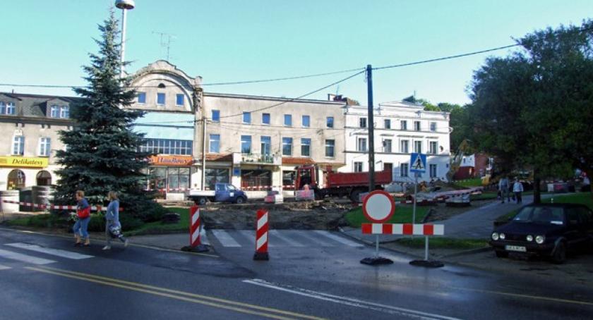 Remont Placu św. Brunona - korki coraz mniejsze