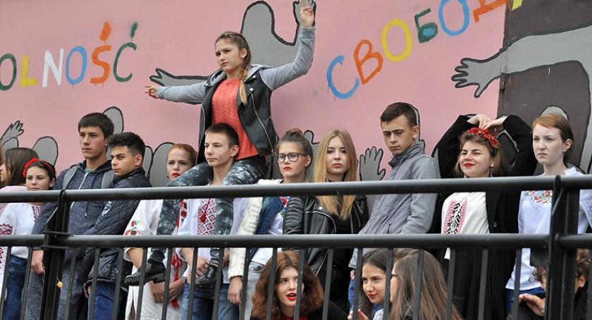 Mural na pamiątkę przyjaźni młodzieży polsko-ukraińskiej