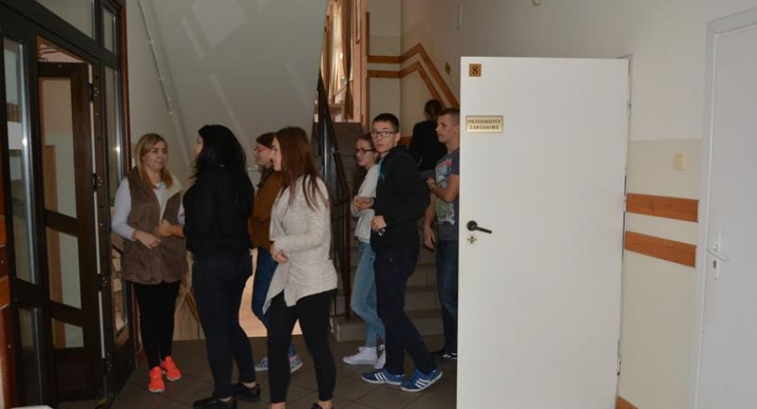 Somonino. Ewakuacja w Zespole Szkół Ponadgimnazjalnych