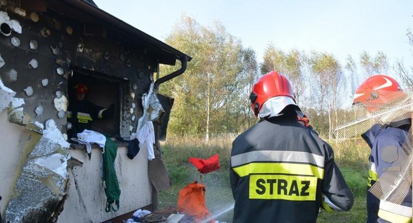 Kobysewo. Pożar w budynku mieszkalnym